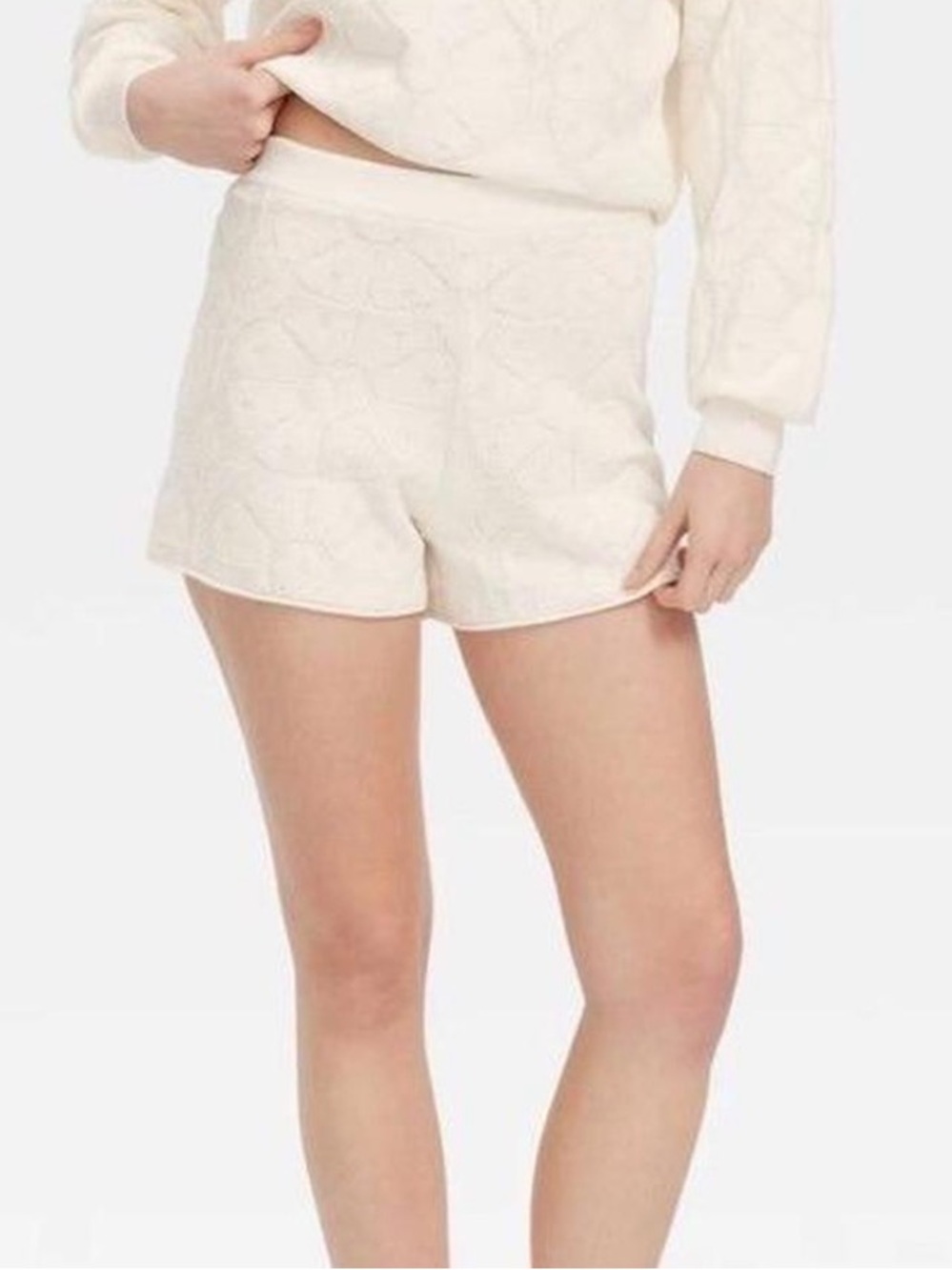 NWT Roller Rabbit x Target Daisy Floral Embossed Terry Drawstring Shorts